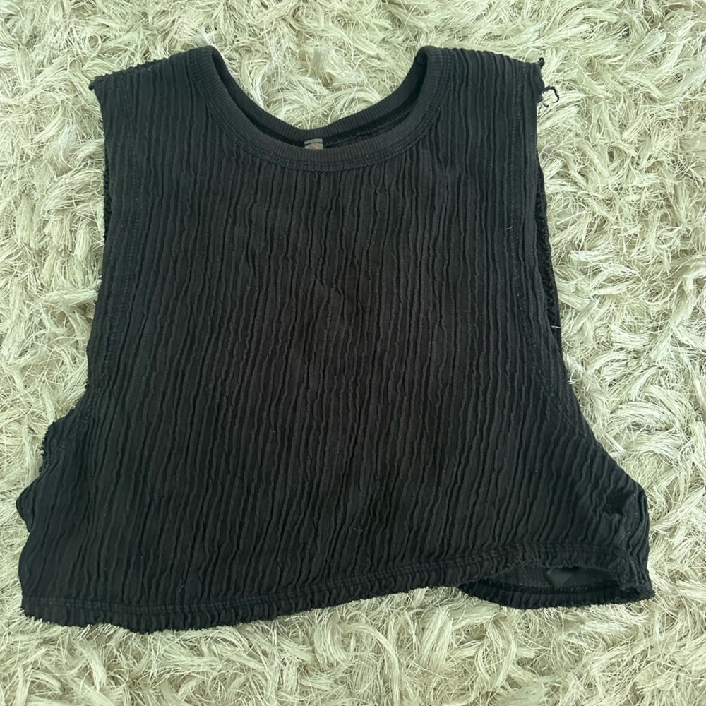 fp movement black crop top size small